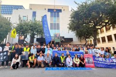 民主人士洛杉矶中领馆前集会 吁释放邢望力、张盼成等良心犯